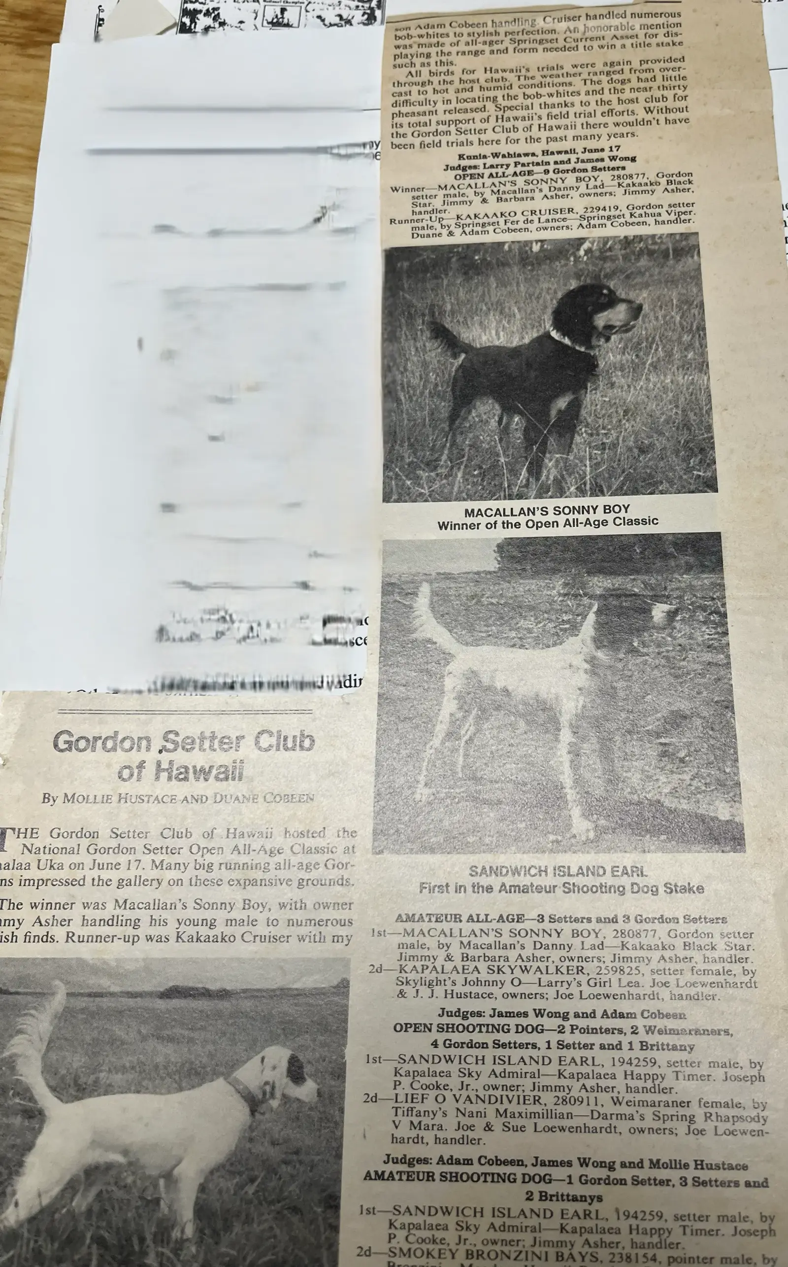 HOF induction news clipping